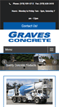 Mobile Screenshot of gravesconcrete.com